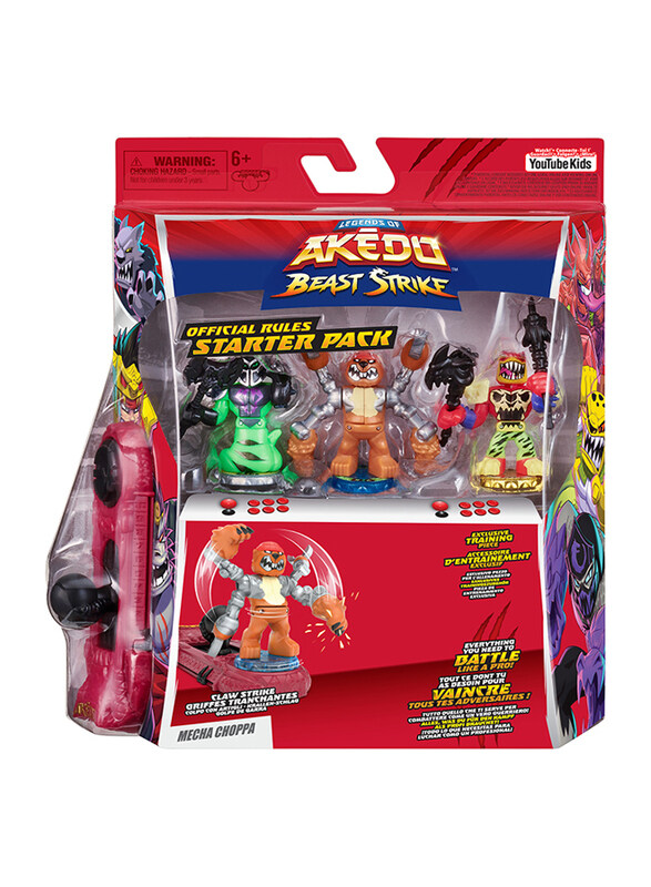 

Moose Legends of Akedo Beast Strike Official Rules Starter Pack Claw Strike, Ages 6+