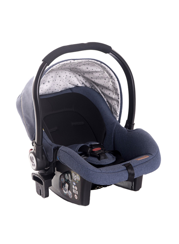 Lorelli Premium 3 in 1 Crysta Baby Stroller, Blue