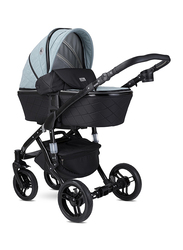 Lorelli Premium Rimini Baby Stroller, Silver Blue Stars