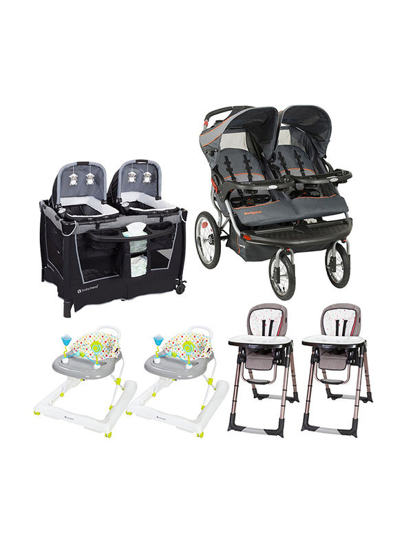 Baby Trend 3.0 Activity Navigator Vanguard Double Jogger Stroller, Multicolour