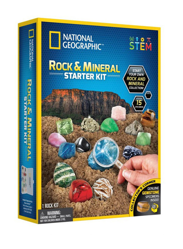 

National Geographic Rock & Mineral Starter Kit, Multicolour