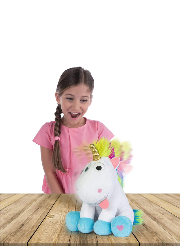 IMC Toys Puffy The Unicorn Interactive Plush Toy, Ages 18+ Months