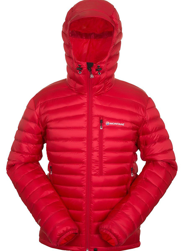 Montane Featherlite Down Micro Jacket for Men, Small, Alpine Red