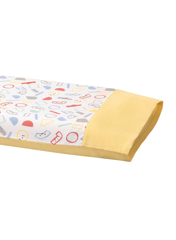 

Clevamama Toddler Pillow Case, Grey/Yellow