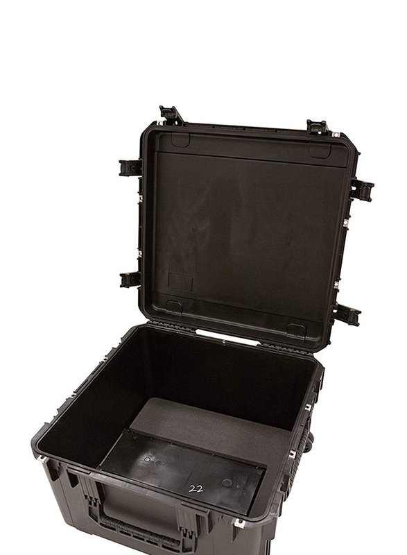 SKB Iseries Waterproof Utility Empty Case with Wheels, 2424-14, Black