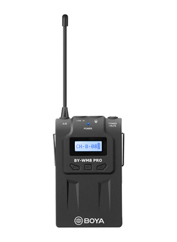 Boya New Wireless Microphone System, Black