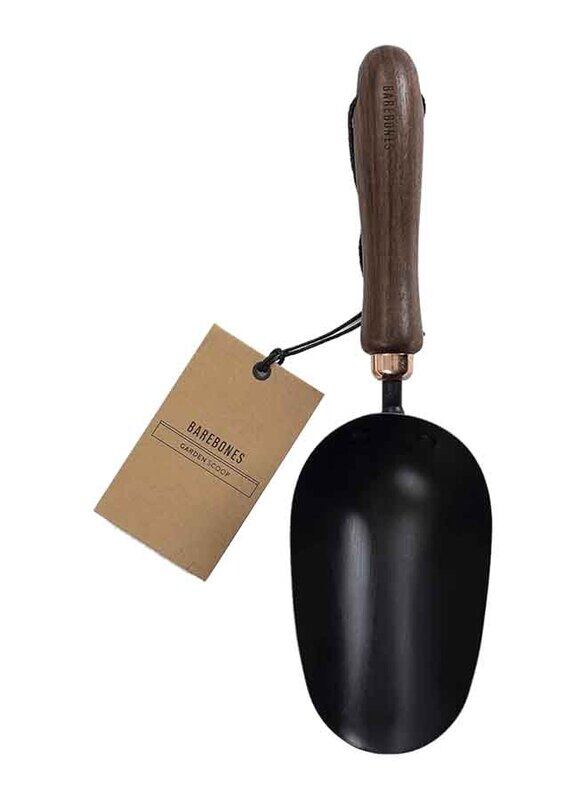 

Barebones Garden Scoop, Small, Walnut/Black