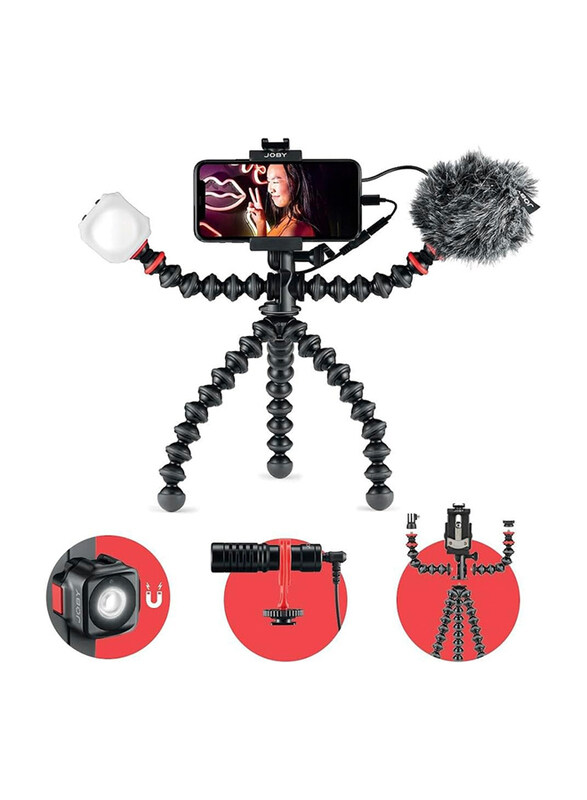 

Joby GorillaPod Mobile Vlogging Kit, JB01645-BWW, Black