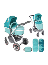 Lorelli Premium Aurora Baby Stroller, Aquamarine London