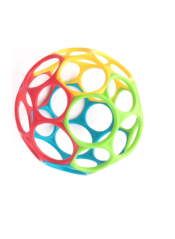 

Bright Starts Oball Classic Easy-Grasp Toy, Red/Blue/Green/Yellow