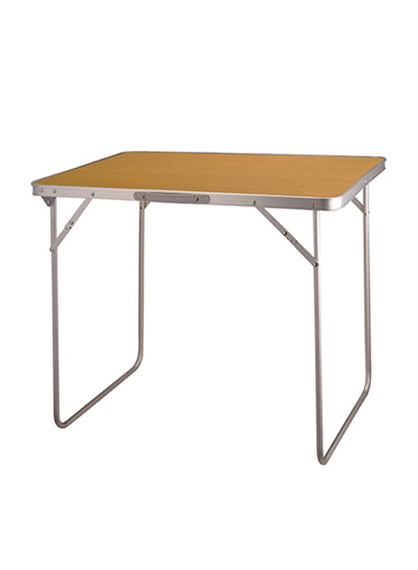 بروكامب طاولة قابلة للطي من الالمنيوم, PRO000057, بني