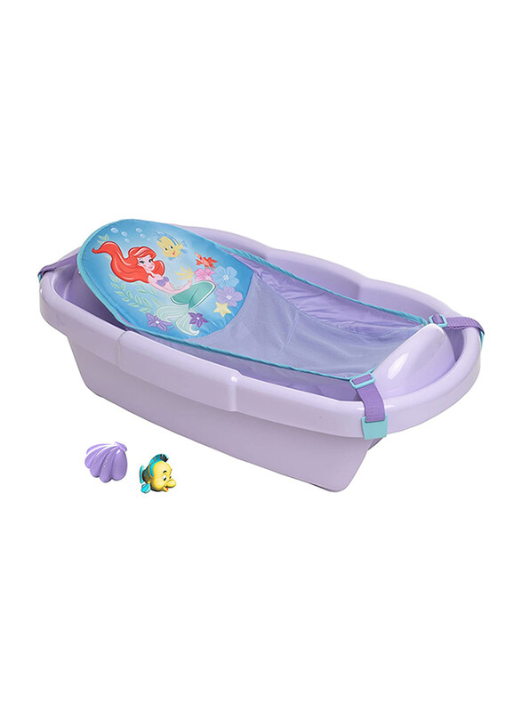 

The First Years Disney Ariel Shell Bath Tub with Toys, Purple