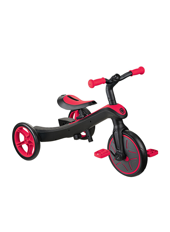 Globber Trike Explorer 4-in-1 Tricycle, Fuchsia Pink