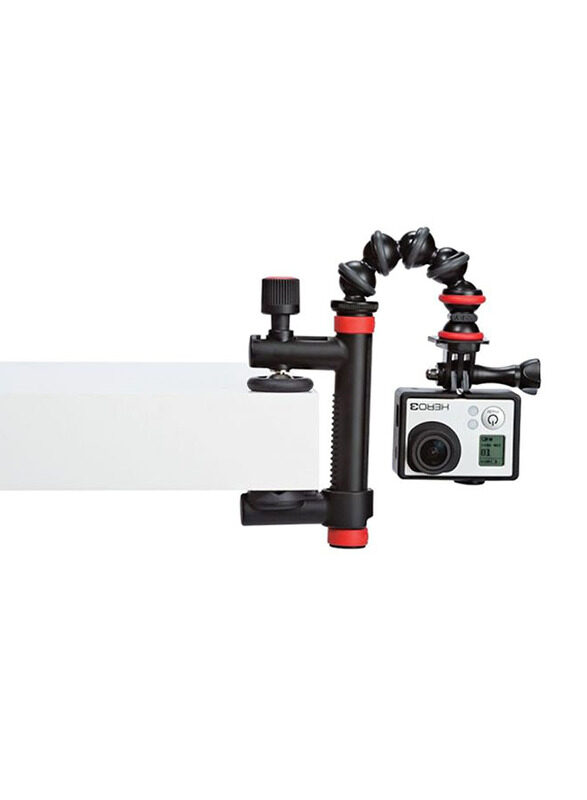 

Generic Joby Action Clamp & Gorillapod Arm for Camera, Black/Red