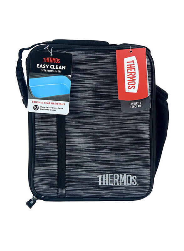 

Thermos Uprights Lunch Bag with LDPE Liner, Black Grey