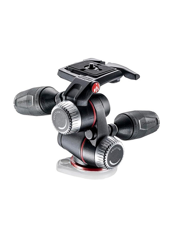 

Multiple Manfrotto X-PRO 3-Way Head with Retractable Levers & Friction Controls, Black