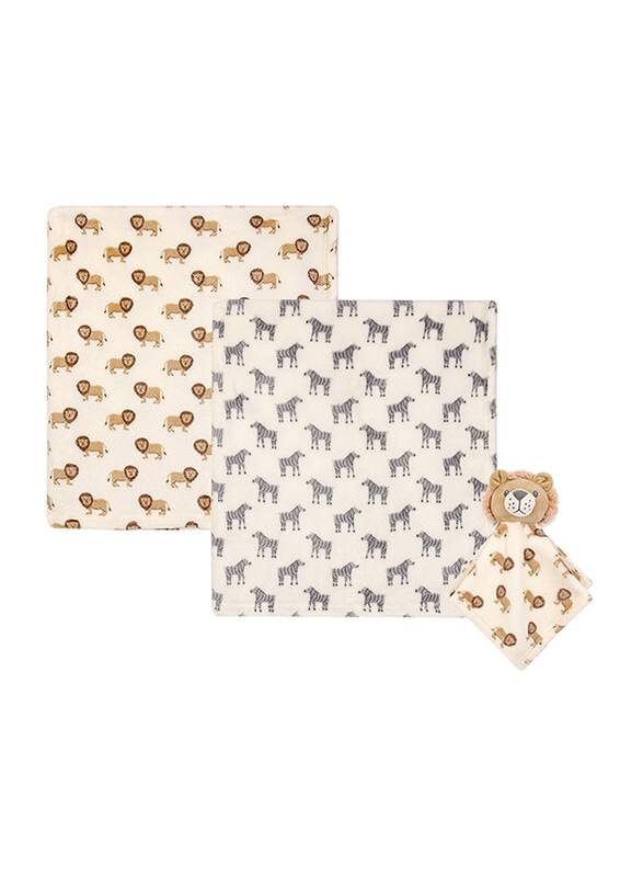 

Hudson Baby 2-Pieces Loin Design Blanket & Security Blanket