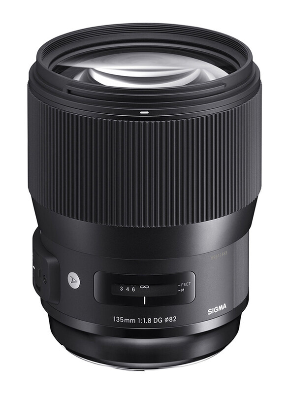 

Sigma EF 135mm f/1.8 DG HSM Art Lens for All Canon DSLR Camera, Black