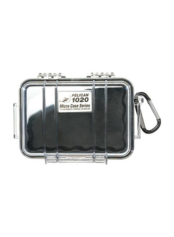 Pelican 1020 WL/WI Micro Case, Clear Black
