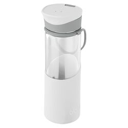 Aladdin 550ml Enjoy Glass Water Bottle, White