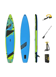 Bestway Hydro-Force Aqua Excursion SUP Touring Board Set, Blue/Green
