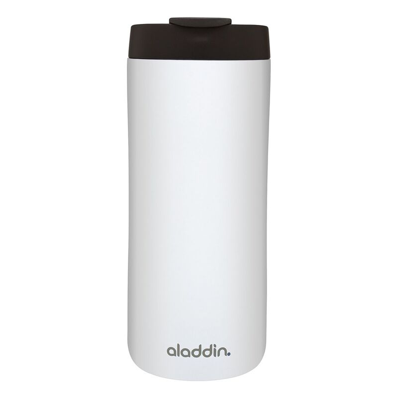 Aladdin 0.35 Litre Stainless Steel Leak-Lock Vacuum Flask, White
