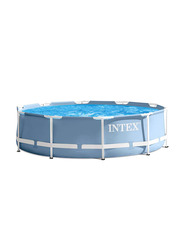 Intex Prism Frame Pool with Pump, 26712, Grey