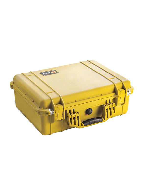 Pelican 1520 WL/WF Protector Case with Foam, Yellow