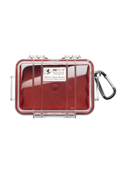 Pelican 1020 WL/WI Micro Case, Clear Red