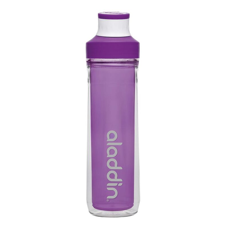 Aladdin 500ml Active Hydration Double Wall Water Bottle, Purple