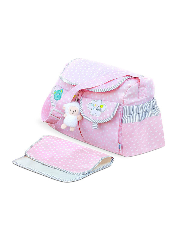 

Moon Nicole Diaper Bag For Kids Unisex, Pink