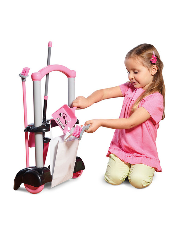 

Casdon Hetty Cleaning Trolley, Black/Pink, Ages 3+