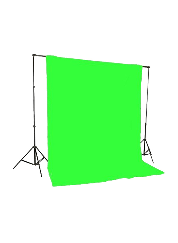Visico Cloth Muslin Background, 3 x 6 Meter, Green