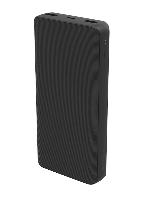 

Mophie 20000mAh Essentials Power Bank with USB Type A & USB Type C Port, Black