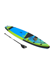 Bestway Hydro-Force Aqua Excursion SUP Touring Board Set, Blue/Green