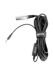 Boya Dual Lavalier Microphone for Smartphone/DSLR Camera/Camcorders/PC, Black