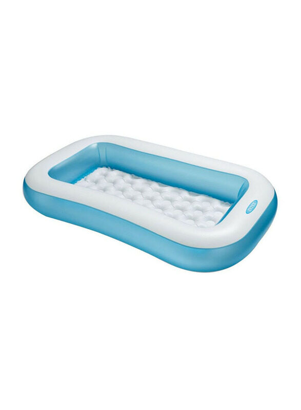 

Intex Rectangular Baby Pool, Upto 3 Years, Blue/White