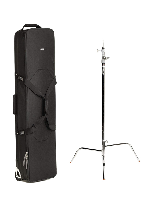 Think Tank Photo Stand Manager 52 Rolling Case Bag for Camera/Light Stand, Black