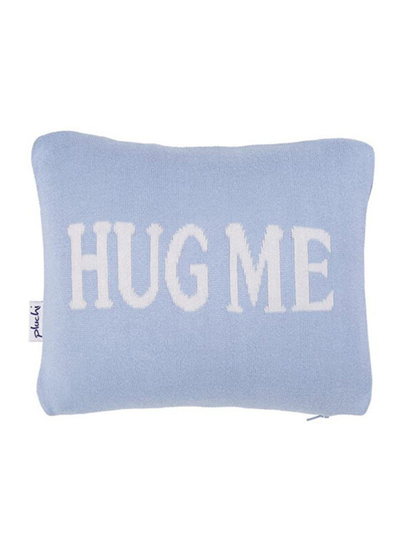 

Pluchi Hug Me Baby Pillows, Bbchug090001, Light Blue/White