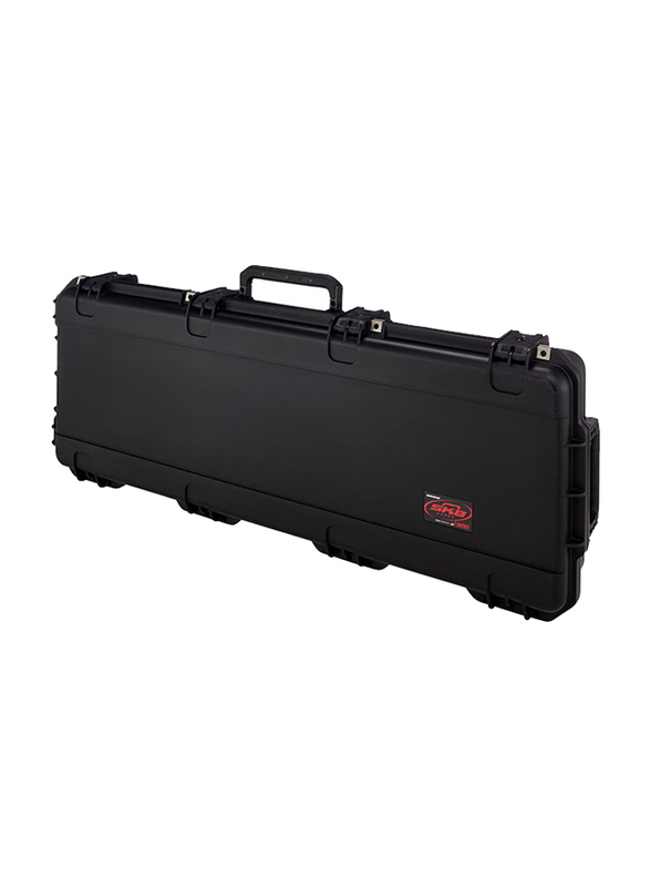 SKB iSeries SG Type Shaped Interior TSA Latches Guitar Case with Wheels, Black