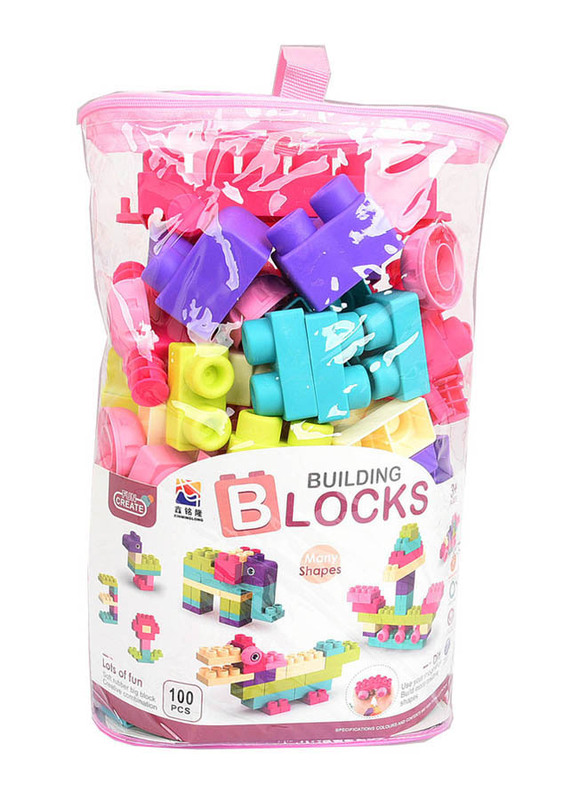 Stem Soft Buildiong Blocks, 100 Pieces, Ages 3+, Multicolour