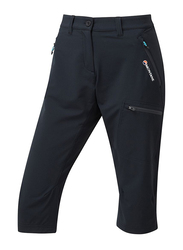 Montane FEM Dyno Stretch Capri Pants, UK14 / US12 / EUR40, Black