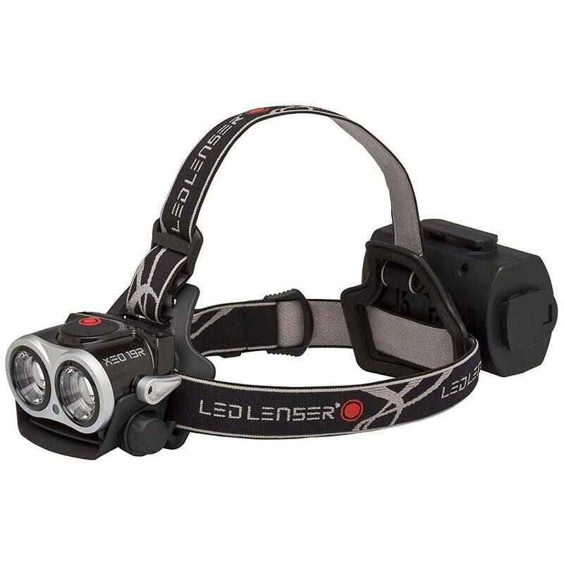 

Ledlenser XEO19R Soft Case 2x C-LED Batteries Headlamp, Black