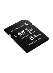 Angelbird 64GB AV Pro MK2 UHS-II SDXC V60 Memory Card, Black