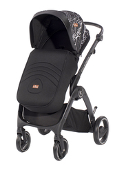 Lorelli Premium California Baby Stroller, Black Marble