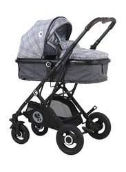 Lorelli Classic Sena Baby Stroller Set, Grey Squared