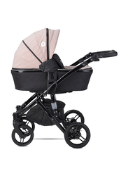 Lorelli Premium Rimini Baby Stroller, Cameo Rose Stars Pink