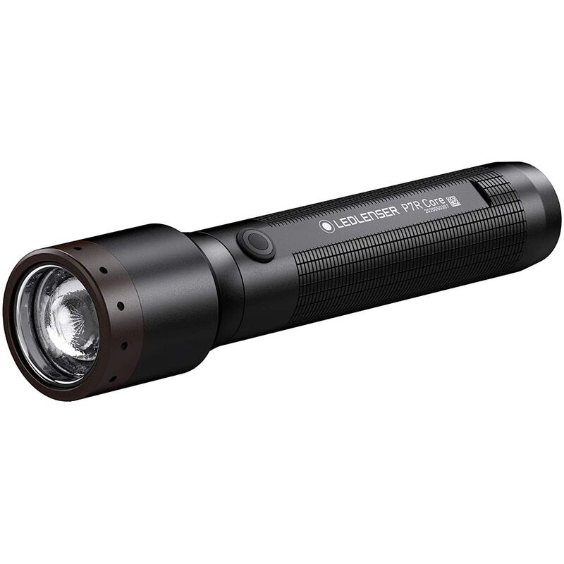 Ledlenser P7R Core Rechargeable Flashlight Torch, Black