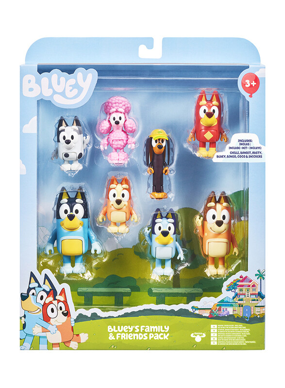 

Moose Bluey's Family & Friends Pack, 8-Piece, Ages 3+