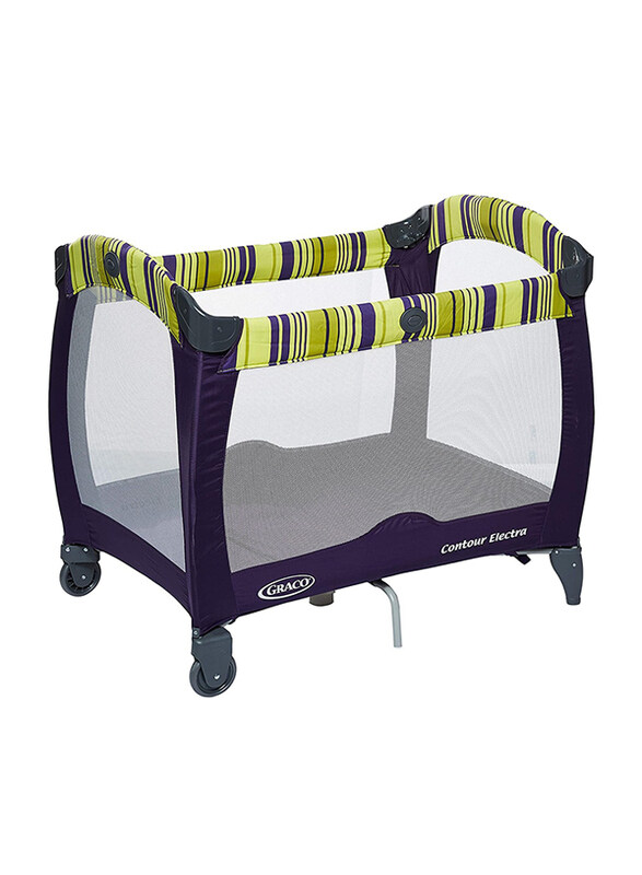 

Graco Pack N Play Contour Electra Blackberry Spring Baby Playard, Multicolour